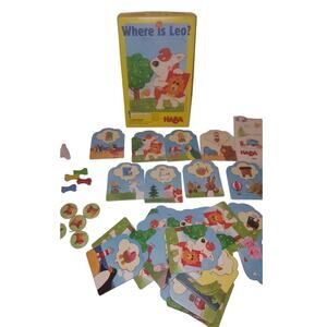 Where is Leo Vintage Rare Collectible Children's Board Game Fun Search Dog HABA